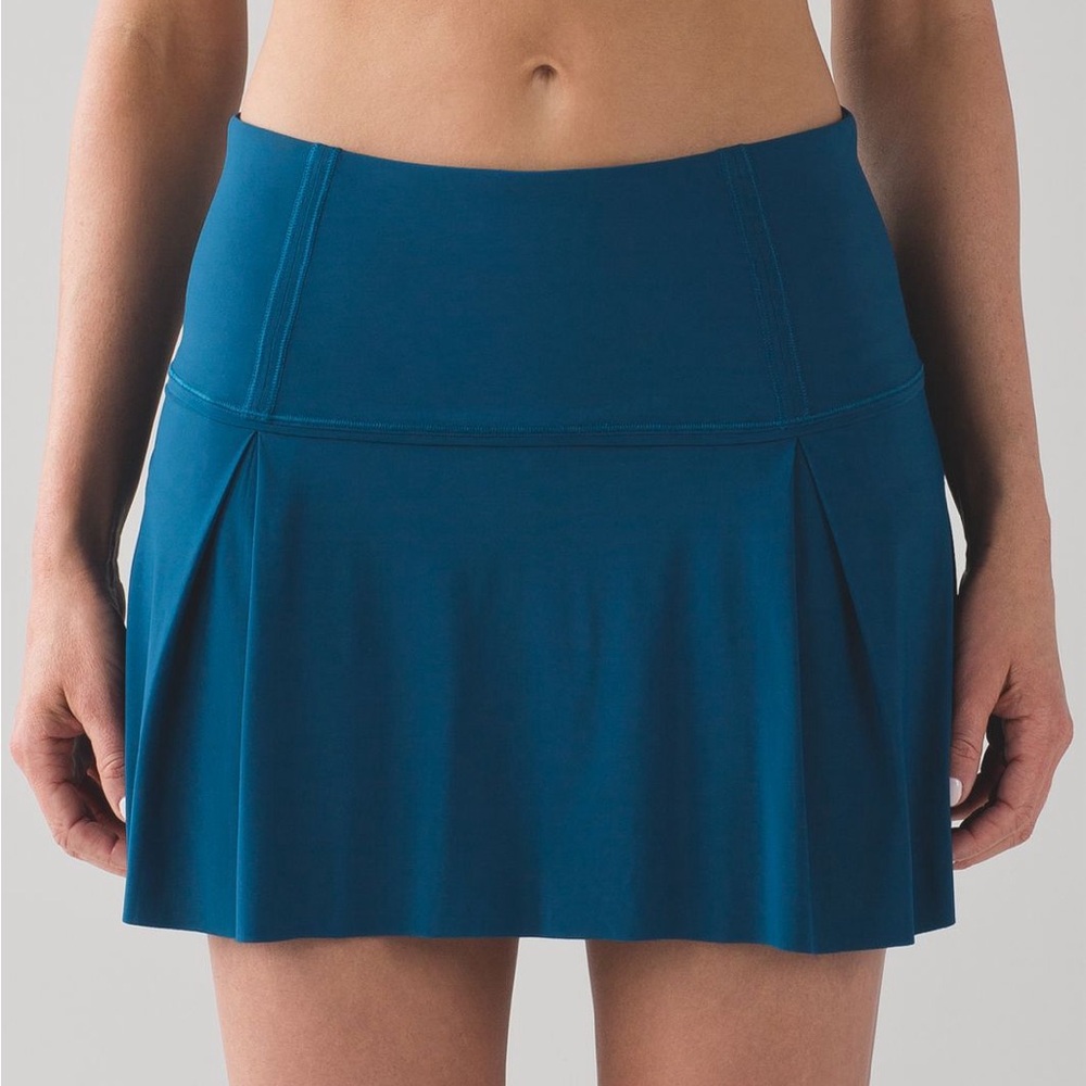 Lululemon Lost In Pace Skirt (tal) | Poseidon (teal / blue) | Size 10